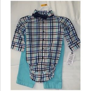 Carters Baby Dress Up Outfit With Bow Tie